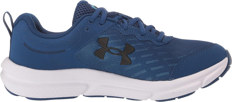 3026175 Under Armour Men's Charged Assert 10 Running Shoe Blue/Blue/Black 10.5 Like New