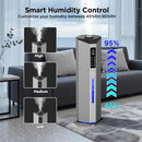 GLORYAIR HUMIDIFIERS 2.38GAL/9L DUAL ATOMIZERS FOR LARGE ROOM - GRAY - Like New
