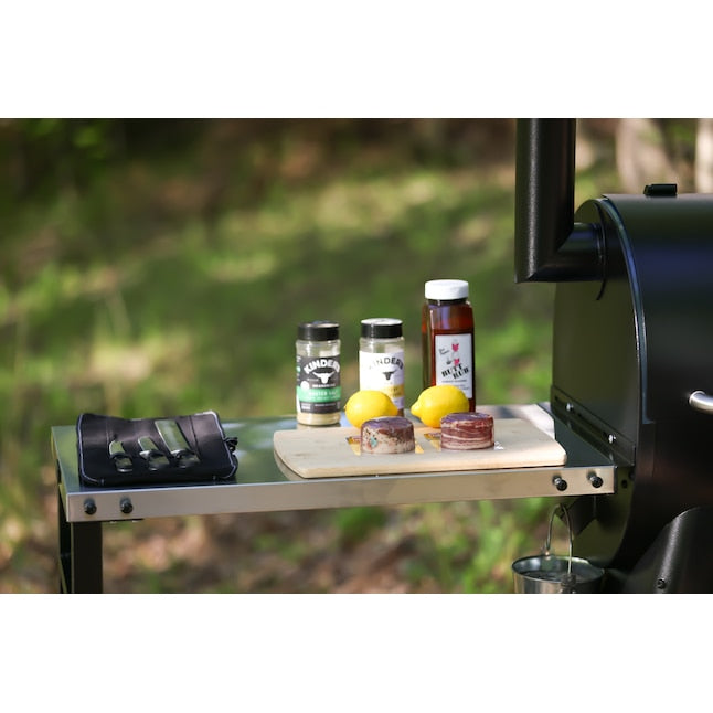 NUUK USA STAINLESS STEEL STEEL REMOVABLE WORK TABLE - STEEL/BLACK - Like New