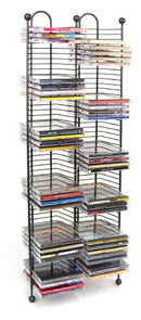 Atlantic Nestable 100 CD Tower - Holds 100 Cds, Efficient Space-Saving Design - Brand New