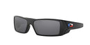 OAKLEY MEN'S OO9014 GASCAN RECTANGULAR 60MM SI MATTE BLACK/BLACK IRIDIUM - Like New