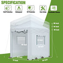 WORKPRO GREENHOUSE 94" X70" X98" POP-UP DUTY GARDENING GREEN - WHITE - Like New