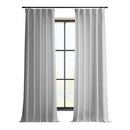 EXCLUSIVE FABRICS & FURNISHINGS ITALIAN FAUX LINEN CURTAINS 50 X 96 - DOVE WHITE - Like New