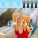 WOANGER 1 PACK MINI POWERFUL HANDHELD FAN BULK 3 SPEED USB RECHARGEABLE - BLACK - Like New
