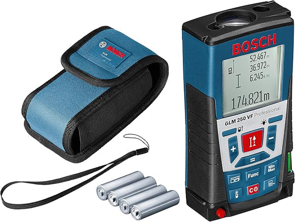 Bosch Glm250vf Professional Distance Meter Laser Rangefinder GLM250VF - Blue Like New