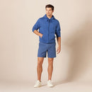 AE1811028 AMAZON ESSENTIALS MEN'S 7" CHINO SHORTS MEN 32 DARK BLUE - Like New