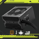 MSI MAG A650BE, SEMI-MODULAR COMPACT 650W ATX POWER SUPPLY - BLACK - Like New