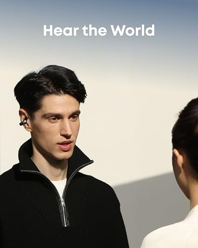 SOUNDCORE AEROCLIP BY ANKER OPEN-EAR EARBUDS CLIP-ON HEADPHONES - MIDNIGHT - Like New