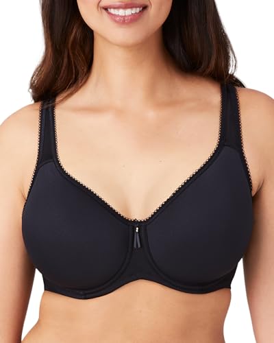 WACOAL WOMEN'S BASIC BEAUTY CONTOUR T-SHIRT BRA - SIZE: WOMEN 38D - BLACK - Like New