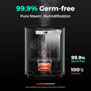 Y&O Humidifiers 10L 2.64Gal Steam Humidifier for Plants - Black - Like New