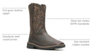 WOLVERINE RANCHER STEEL TOE 10IN WORK BOOT MEN 10 X-WIDE - DK - Scratch & Dent