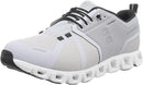 59.98841 ON MEN'S CLOUD 5 WATERPROOF GLACIER/WHITE SIZE 10 Like New