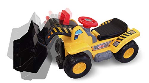 FISHER-PRICE BIG ACTION LOAD N' GO RIDE-ON - YELLOW, BLACK, RED - Brand New