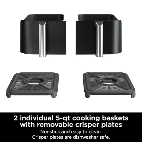 NINJA R-AD300CO FOODI 6-IN-1 10-QT. XL 2-BASKET AIR FRYER DUALZONE TECHNOLOGY - Like New