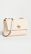 TORY BURCH KIRA CONVERTIBLE SHOULDER BAG ONE SIZE - NEW CREAM - Like New