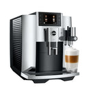 JURA E8 COFFEE MACHINE ESSPRESSO 15646 - CHROME - Like New