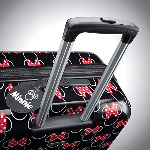 AMERICAN TOURISTER DISNEY HARDSIDE LUGGAGE 21-INCH - MINNIE MOUSE BOW - Brand New