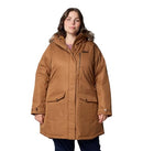 179975 Columbia Women's Suttle Mountain Long Insulated CAMEL BROWN SIZE XXL - Brand New