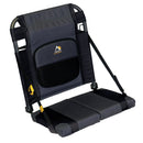 GCI OUTDOOR SITBACKER ADJUSTABLE CANOE SEAT WITH BACK SUPPORT - BLACK - Like New