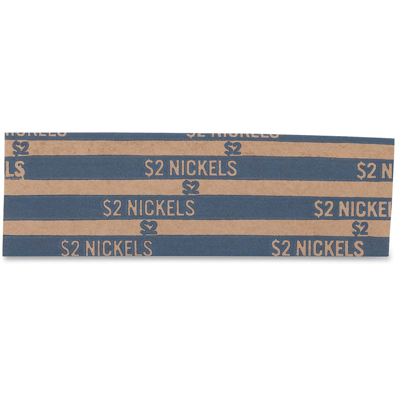 PAP-R FLAT COIN WRAPPERS - TOTAL $2.00 IN 40 COINS OF 5¢ DENOMINATION - Like New