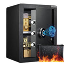 ADIMO FINGERPRINT SAFE 2.1 CUFT BIOMETRIC SAFE REMOVABLE SHELF - BLACK - Like New