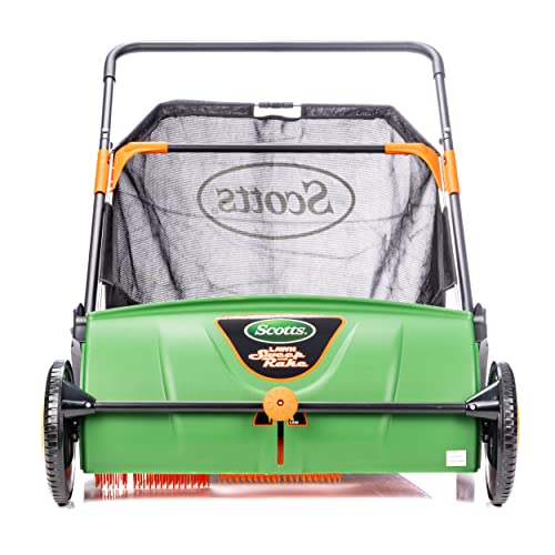 SCOTTS OUTDOOR POWER TOOLS 26-INCH PUSH LAWN SWEEPER LSW70026S - GREEN/ORANGE - Like New