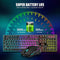REDTHUNDER K10 WIRELESS KEYBOARD MOUSE COMBO LED RECHARGEABLE 3800MAH - BLACK - Like New
