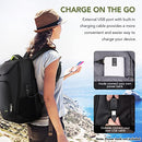 Lekebobor 15.6" Laptop Backpack with USB Charging Port B09YYG4DSV - Black - Like New