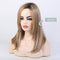BLONDE UNICORN SHOULDER LENGTH STRAIGHT HAIR WIG :FIBER & REMY HUMAN HAIR - Like New
