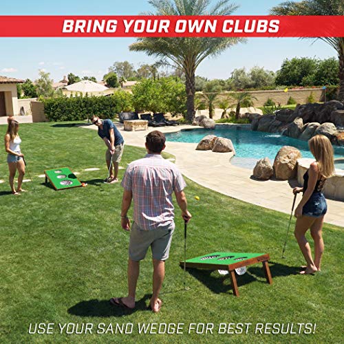 GOSPORTS BATTLECHIP VERSUS GOLF GAME INCLUDES TWO 3 FT X 2 FT TARGETS - GREEN - Like New