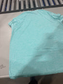 GALAXY BY HARVIC KICK START GEAR MEN'S SHORT SLEEVE CREW NECK TEE - XL - AQUA - Brand New