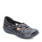 CLARKS ASHLAND SPIN Q WOMEN'S SLIP-ON LOAFER - SIZE: MEN 11 (AU/UK M8.5) - BLACK - Like New