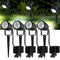 HIGH BRIGHTNESS 1000LM OUTDOOR SPOT LIGHTS 6500K 4.9FT ELECTRIC CORD 4 PACK - Like New