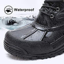 Aleader Cold Weather Winter Boots Men Warm Snow Waterproof Black/Camouflage 11 - Brand New