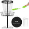 YES4ALL METAL PORTABLE DISC GOLF BASKET 24-CHAIN - BLACK - Brand New