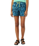 NF0A7QLS540 THE NORTH FACE Class V Shorts Beta Blue Lichen Print - Size Large - Like New