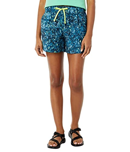 NF0A7QLS540 THE NORTH FACE Class V Shorts Beta Blue Lichen Print - Size Large - Like New