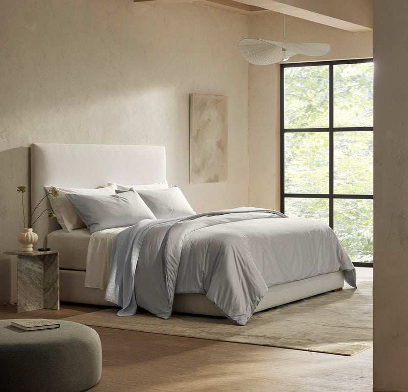 BOLL & BRANCH FULL/QUEEN COMFORTER SET TCSSGCFWTFQ - MIST - Brand New