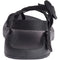 J107320 CHACO WOMEN'S ZX/2 CLASSIC SANDAL SZ 9 SOLID BLACK - Like New