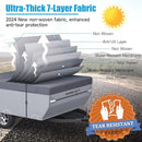 NARELECT POP UP CAMPER 10'-12' TENT TRAILER COVER 7 LAYERS - BLACK - Like New