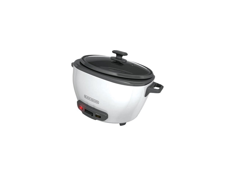 BLACK+DECKER RC5280 28-Cup Rice Cooker, White