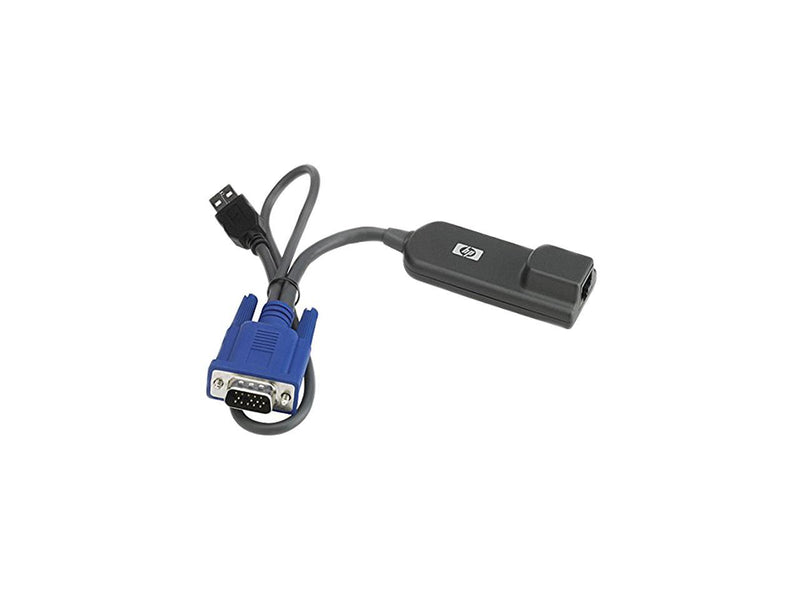 HP AF628A KVM Console USB Interface Adapter - 1 Pack - USB - Keyboard/Mouse,