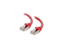 C2G 3ft Cat6 Snagless Shielded (STP) Network Patch Cable - Red