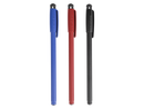 Targus Antimicrobial Stylus & Pen (3 Pack) - 3 Pack - Rubber - Black, Red, Blue
