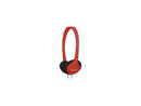 Koss KPH7 On-Ear Portable Stereo Headphones, Red