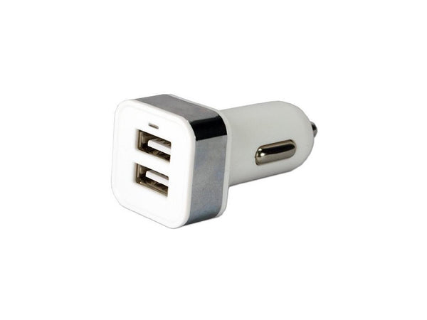 2-Port 3.1Amp USB Car Charger for Smartphones/Tablets