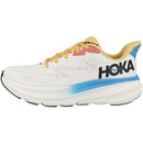 1127896 HOKA WOMEN'S CLIFTON 9 RUNNING SHOES, WOMEN 6 (EU W37 1/3) White/Black - Like New