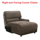 Ashley Furniture Dunbarton Cocoa Modular Reclining Set - 3 Pieces New