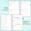 CLEVER FOX BUDGET PLANNER PRO - FINANCIAL ORGANIZER (7"X10") - TURQUOISE - Brand New