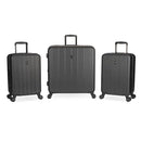 SWISSGEAR WANDERLUST 3-PIECE SPINNER 3-PIECE SET (19/19/25) SA8092 - BLACK - Brand New